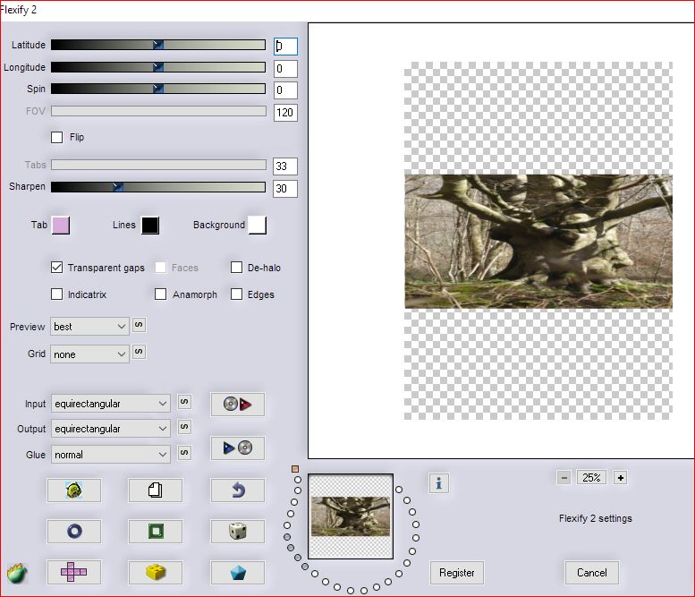 Flexify Opening screen